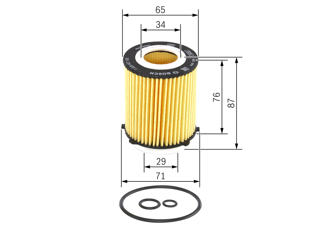 Oil Filter - F 026 407 166 BOSCH