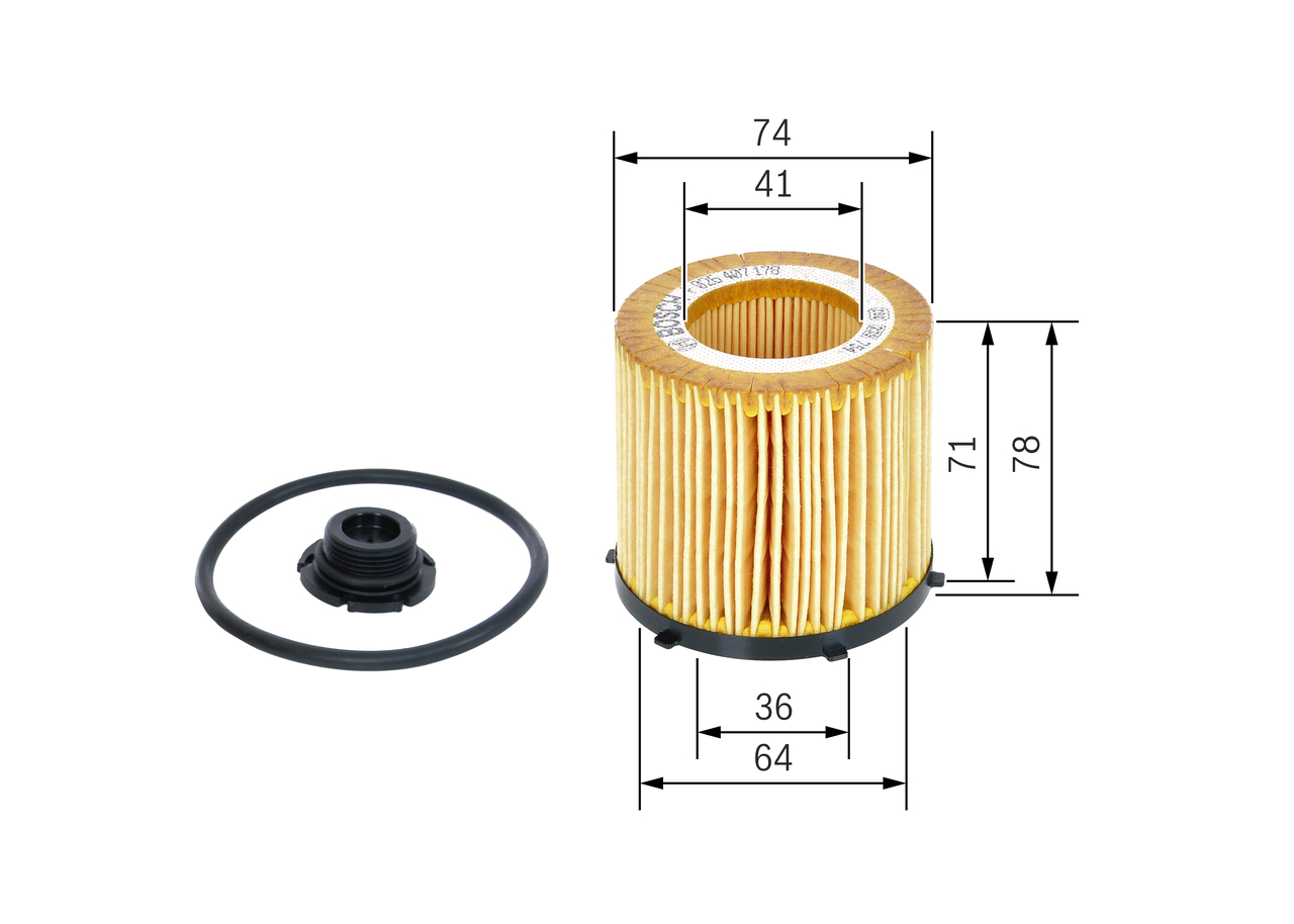 Oil Filter - F 026 407 178 BOSCH