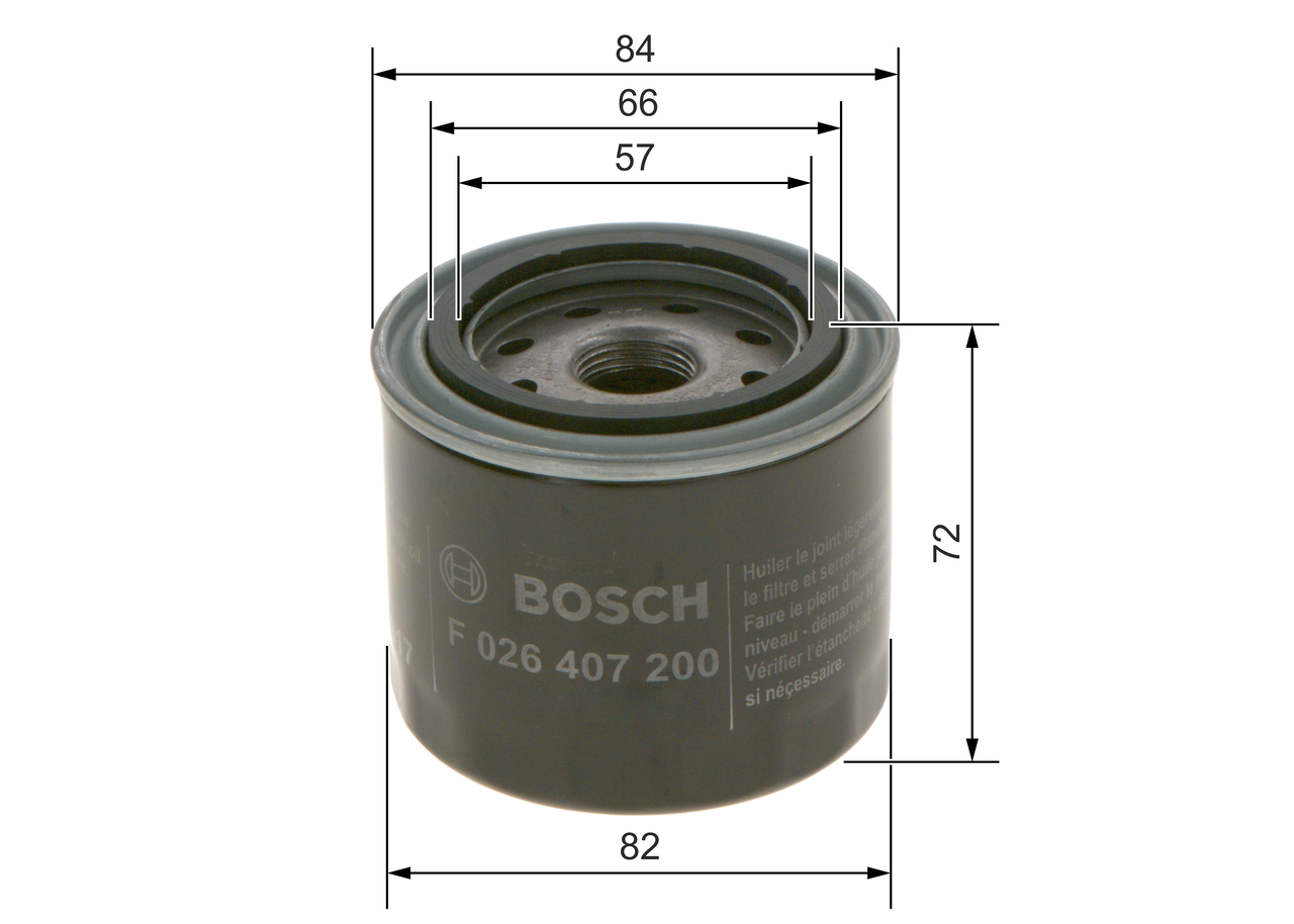 Oil Filter - F 026 407 200 BOSCH