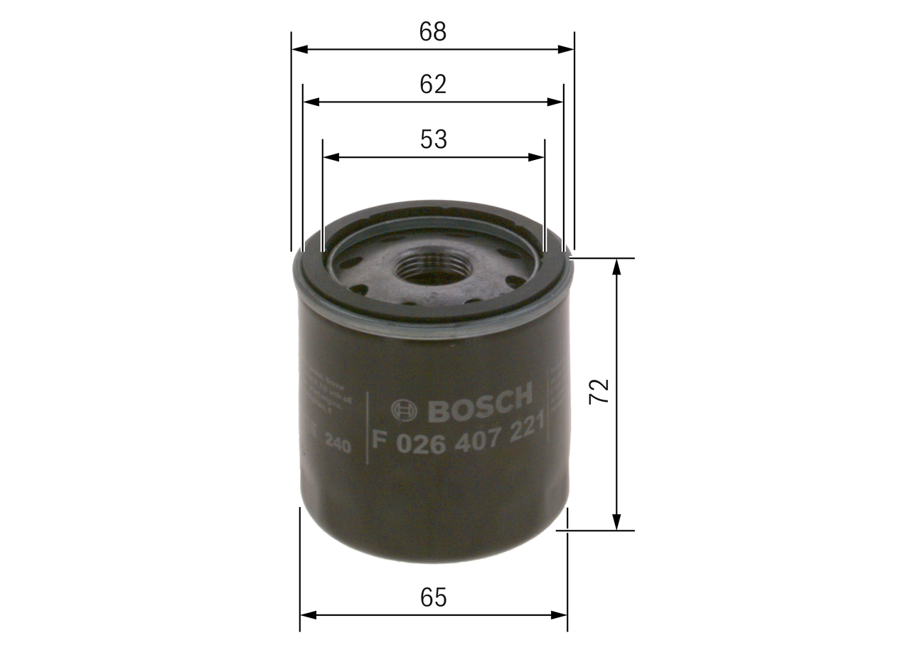 Масляный фильтр - F 026 407 221 BOSCH