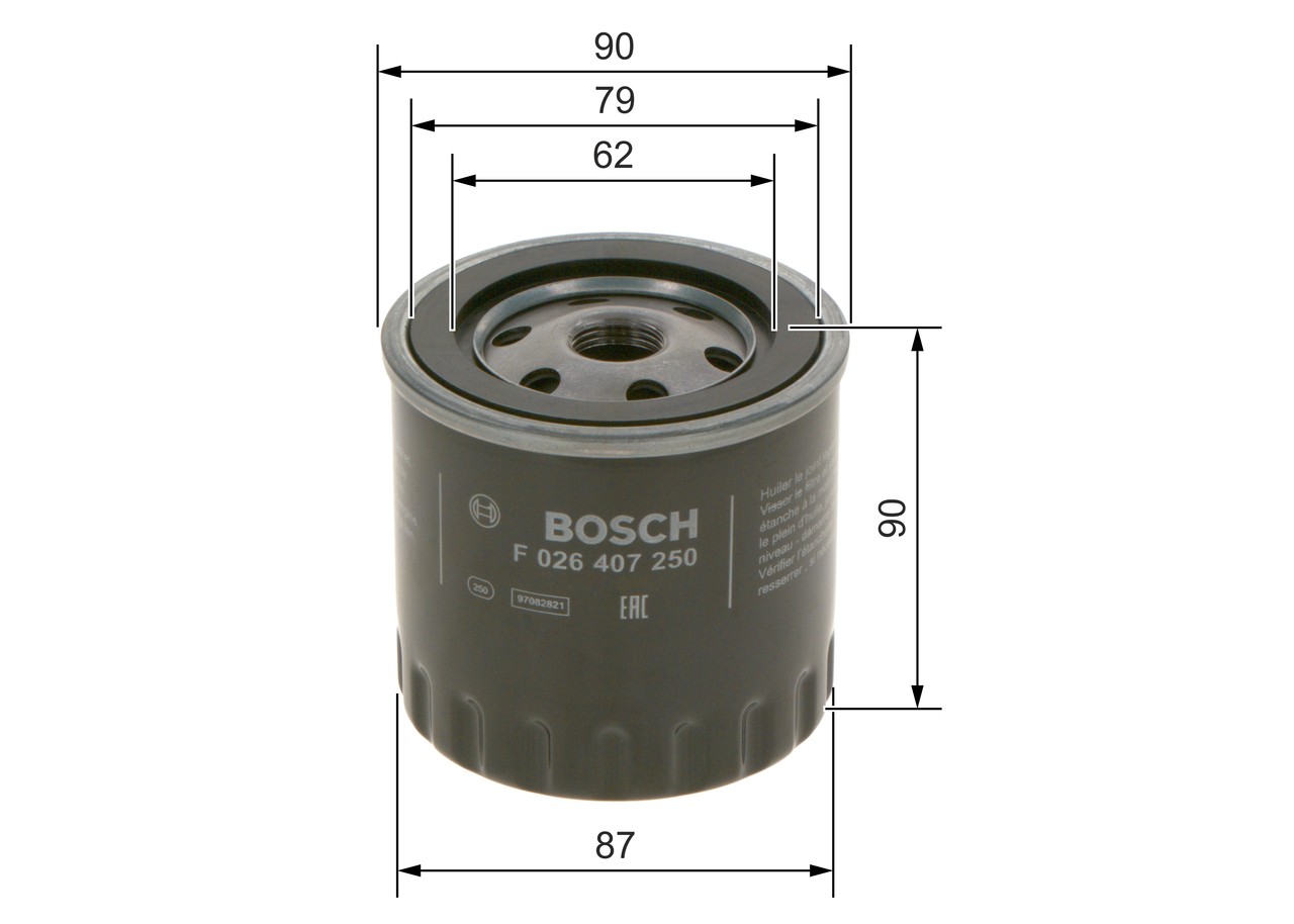 Oil Filter - F 026 407 250 BOSCH