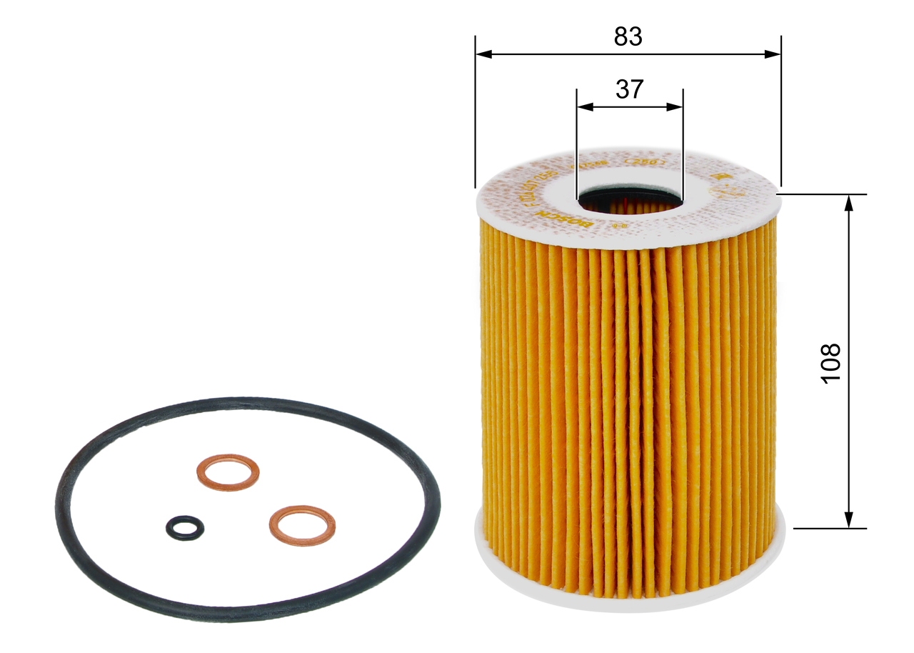 Oil Filter - F 026 407 255 BOSCH