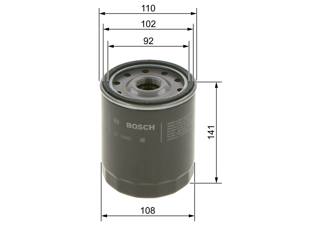 Oil Filter - F 026 407 263 BOSCH