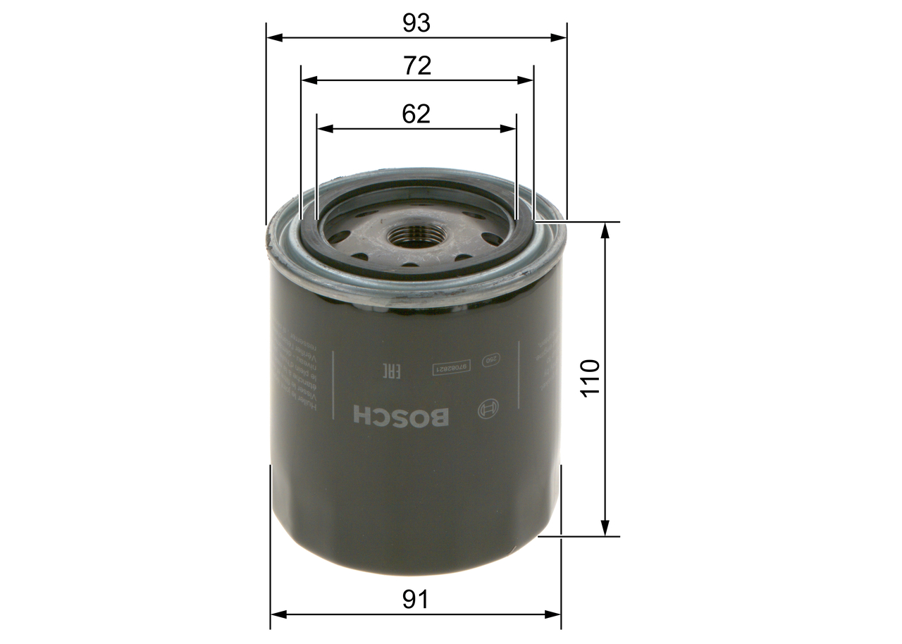 Oil Filter - F 026 407 267 BOSCH