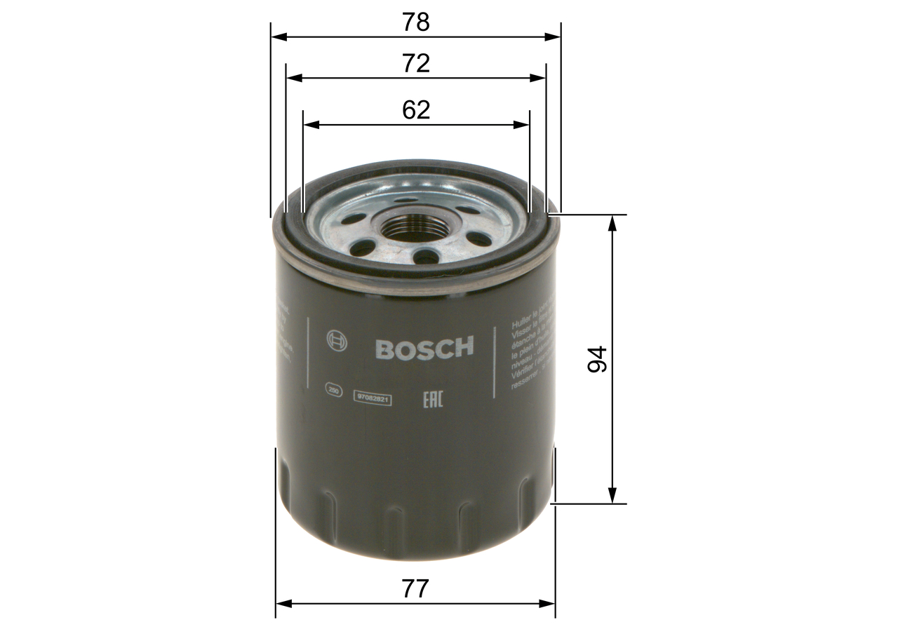 Oil Filter - F 026 407 268 BOSCH