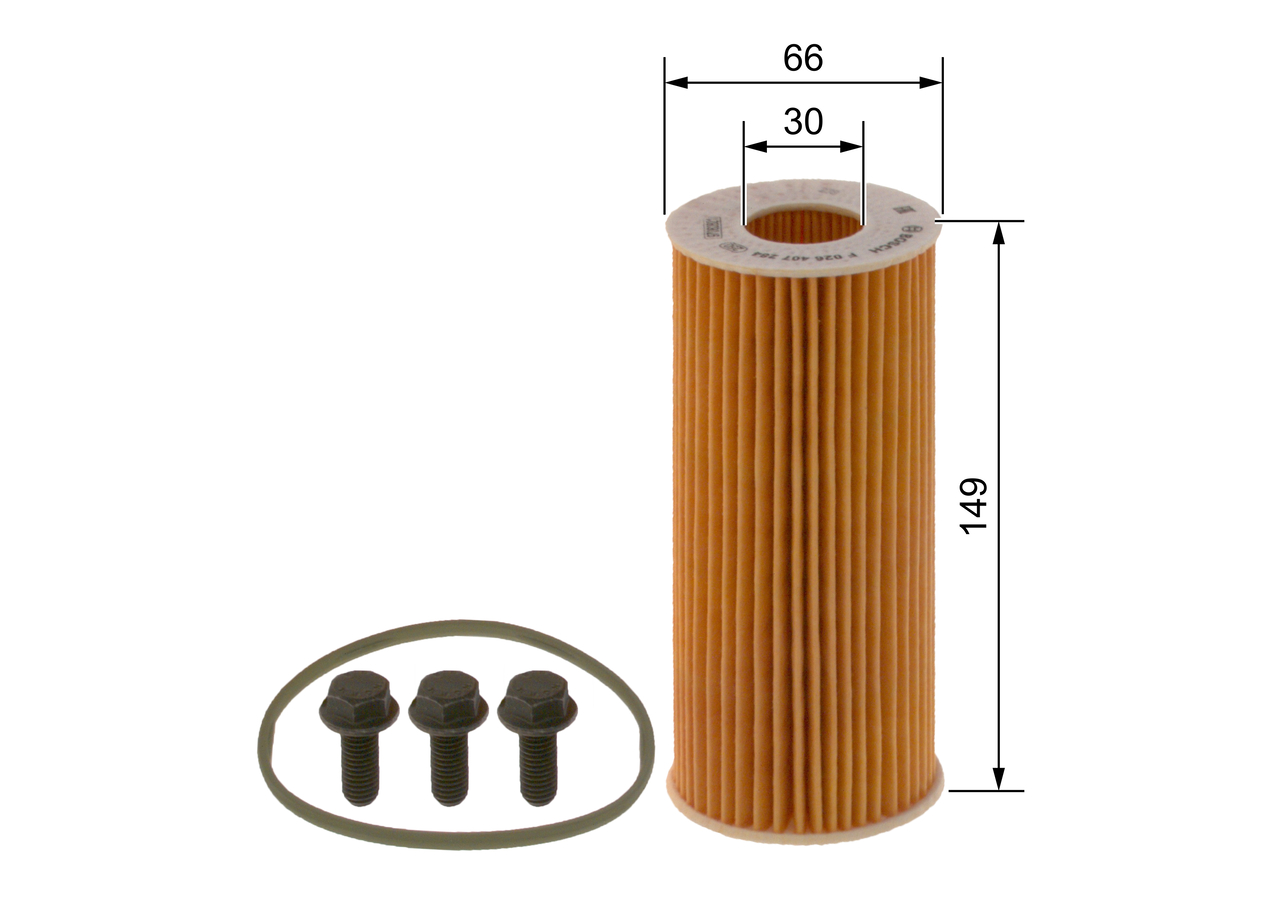 Hydraulic Filter, automatic transmission - F 026 407 284 BOSCH