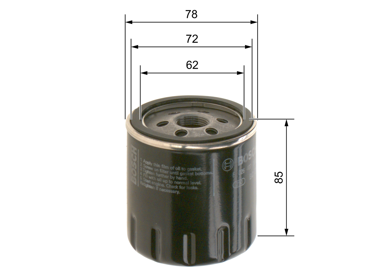 Oil Filter - F 026 407 300 BOSCH