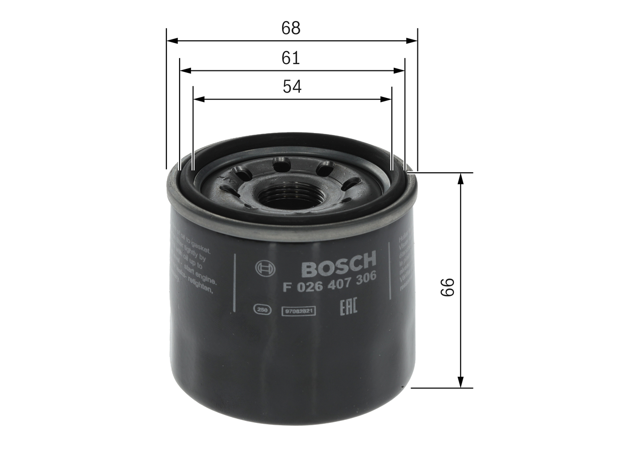 Масляный фильтр - F 026 407 306 BOSCH