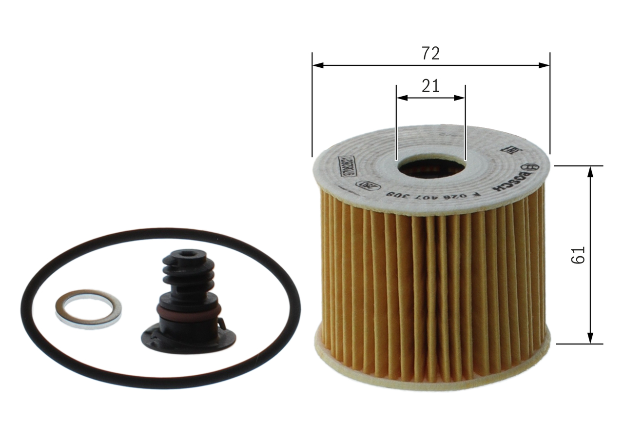 Oil Filter - F 026 407 308 BOSCH