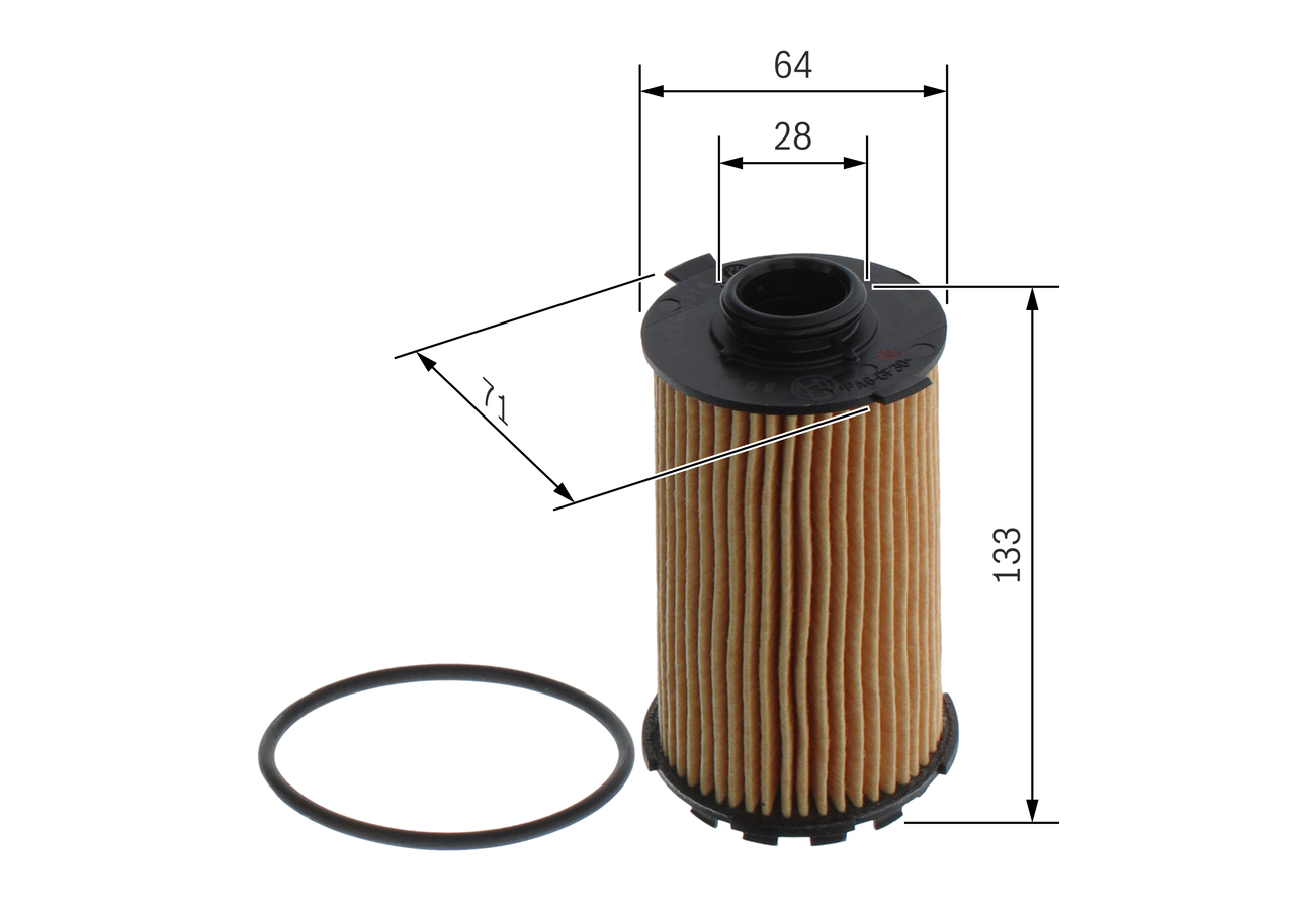 alyvos filtras - F 026 407 314 BOSCH
