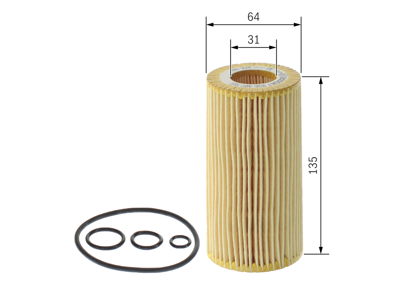 Oil Filter - F 026 407 319 BOSCH
