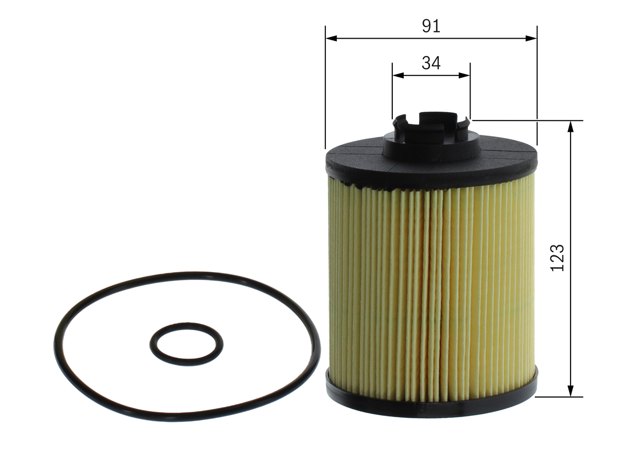 Filtro olio - F 026 407 323 BOSCH