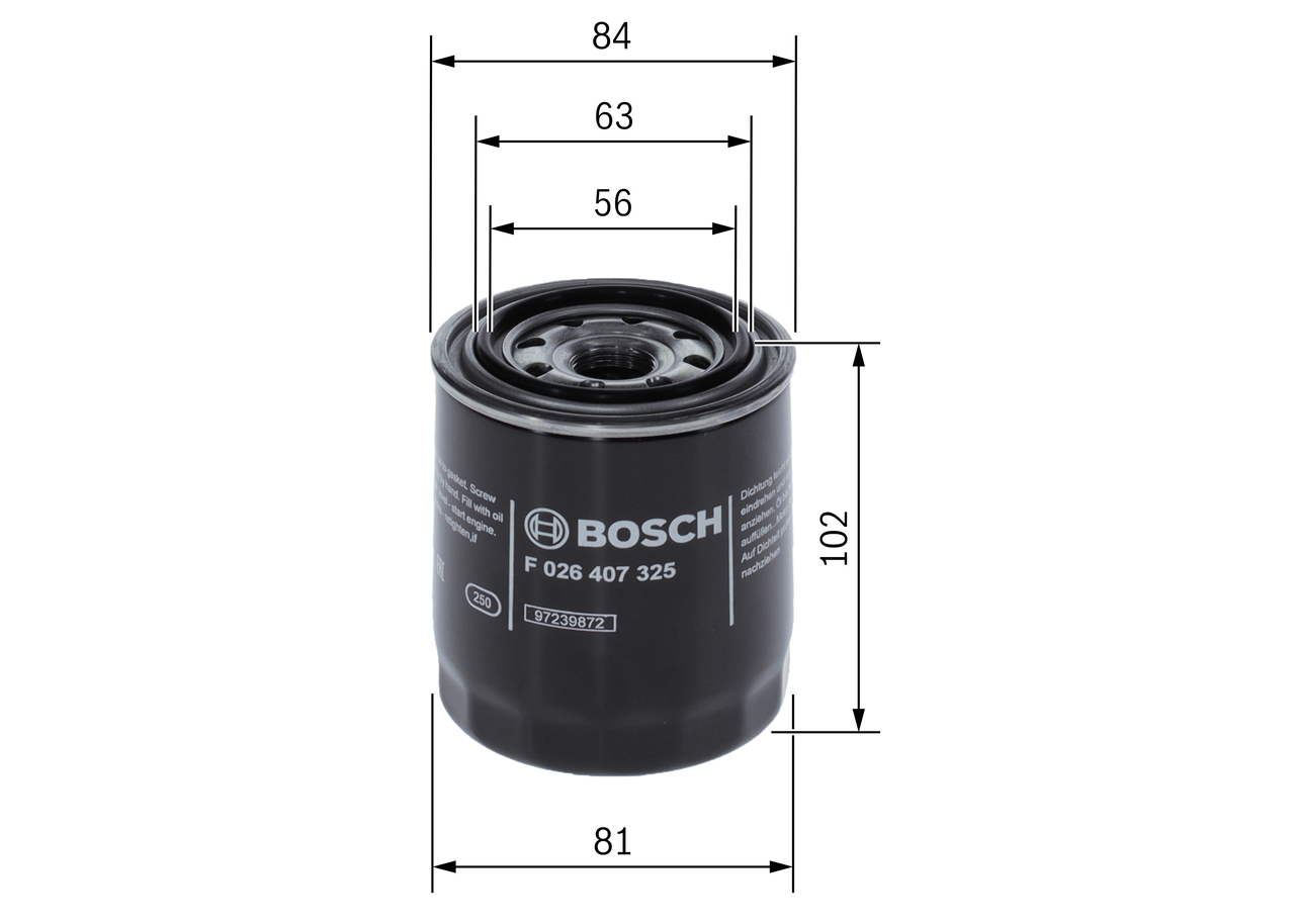 Масляный фильтр - F 026 407 325 BOSCH