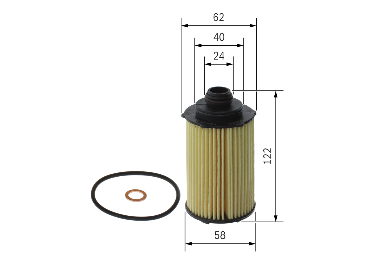 Масляный фильтр - F 026 407 348 BOSCH