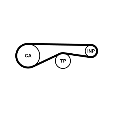 Timing Belt - CT1095 CONTINENTAL CTAM