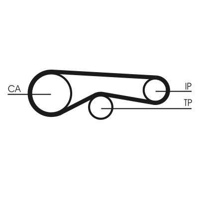 Timing Belt - CT1239 CONTINENTAL CTAM