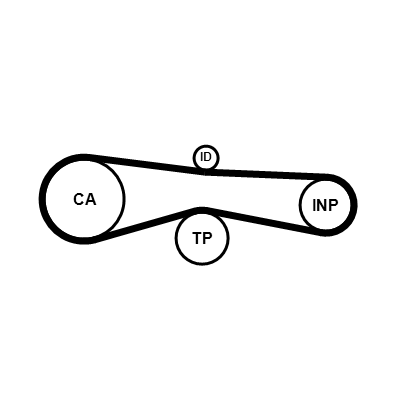 Timing Belt - CT1131 CONTINENTAL CTAM