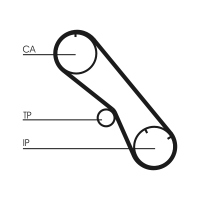 Timing Belt - CT1153 CONTINENTAL CTAM