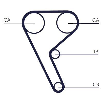 Timing Belt - CT1157 CONTINENTAL CTAM