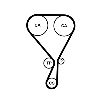 Timing Belt Set - CT1228K1 CONTINENTAL CTAM