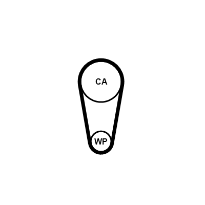 Timing Belt - CT1248 CONTINENTAL CTAM