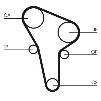 Timing Belt Set - CT513K1 CONTINENTAL CTAM