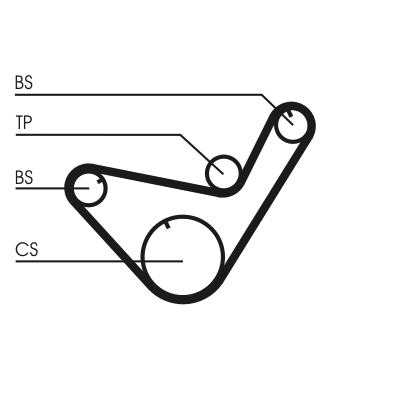 Timing Belt - CT714 CONTINENTAL CTAM