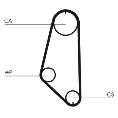 Timing Belt - CT720 CONTINENTAL CTAM