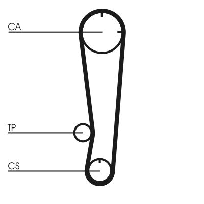 Timing Belt Set - CT738K2 CONTINENTAL CTAM
