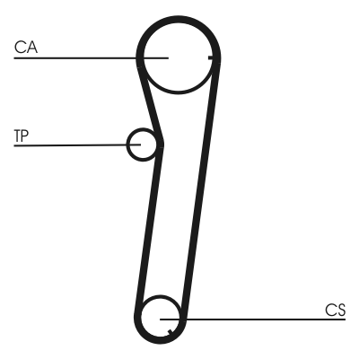 Cinghia dentata - CT739 CONTINENTAL CTAM