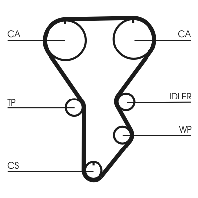 Timing Belt - CT790 CONTINENTAL CTAM