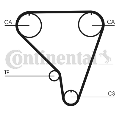 Cinghia dentata - CT793 CONTINENTAL CTAM