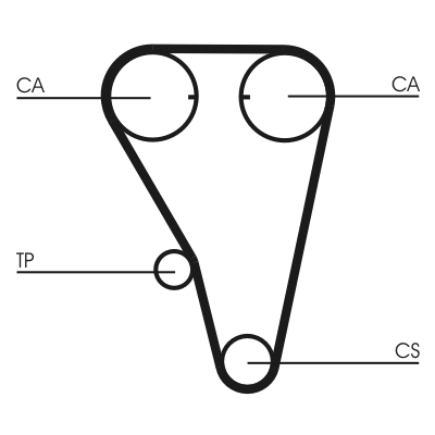 Timing Belt - CT803 CONTINENTAL CTAM