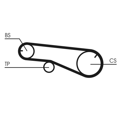 Timing Belt - CT1109 CONTINENTAL CTAM