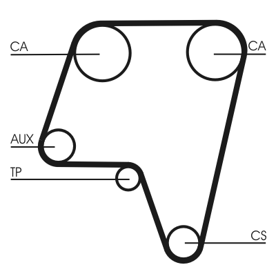 Cinghia dentata - CT819 CONTINENTAL CTAM