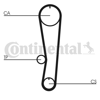 Timing Belt - CT824 CONTINENTAL CTAM