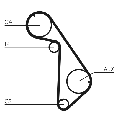 Timing Belt - CT825 CONTINENTAL CTAM