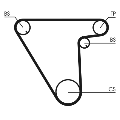 Timing Belt - CT833 CONTINENTAL CTAM