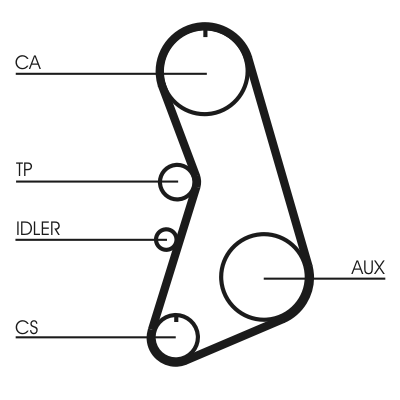 Timing Belt Set - CT919K1 CONTINENTAL CTAM