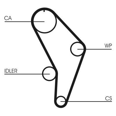 Timing Belt - CT926 CONTINENTAL CTAM