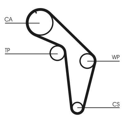 Timing Belt - CT926 CONTINENTAL CTAM