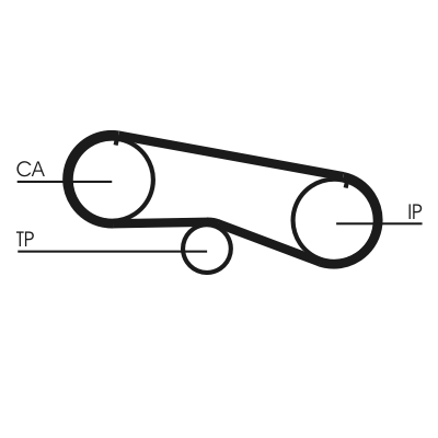 Cinghia dentata - CT933 CONTINENTAL CTAM