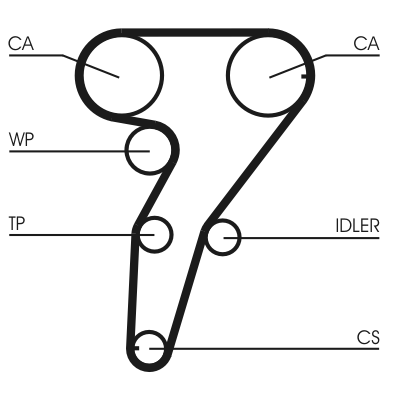 Timing Belt - CT947 CONTINENTAL CTAM