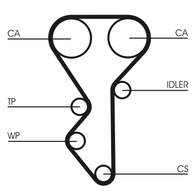 Timing Belt Set - CT955K1 CONTINENTAL CTAM
