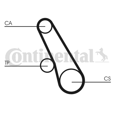 Cinghia dentata - CT991 CONTINENTAL CTAM