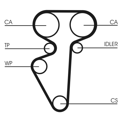 Timing Belt - CT996 CONTINENTAL CTAM