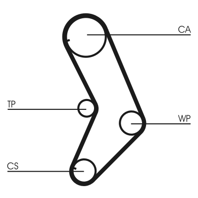 Timing Belt - CT999 CONTINENTAL CTAM