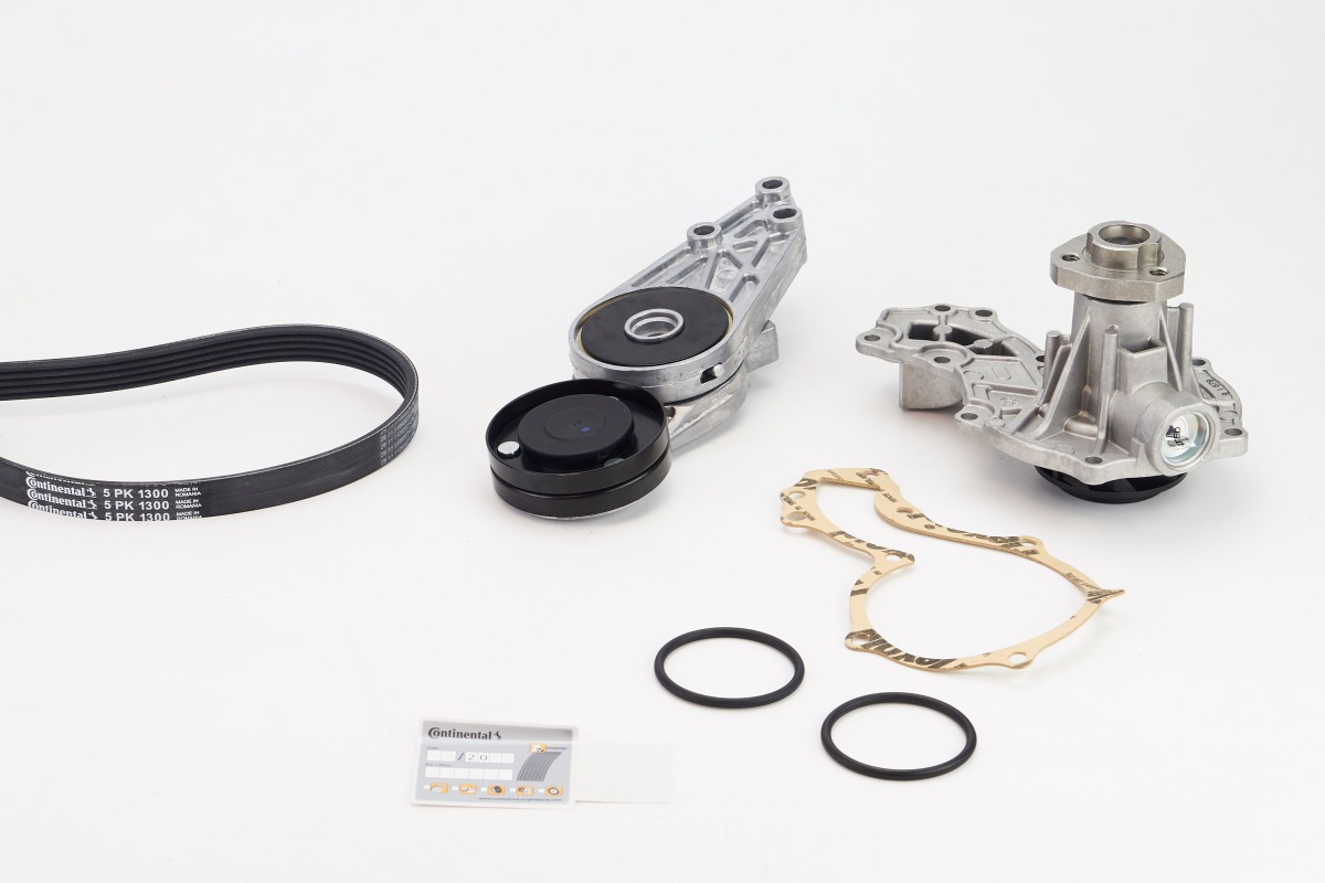 Water Pump + V-Ribbed Belt Set - 5PK1300WP1 CONTINENTAL CTAM