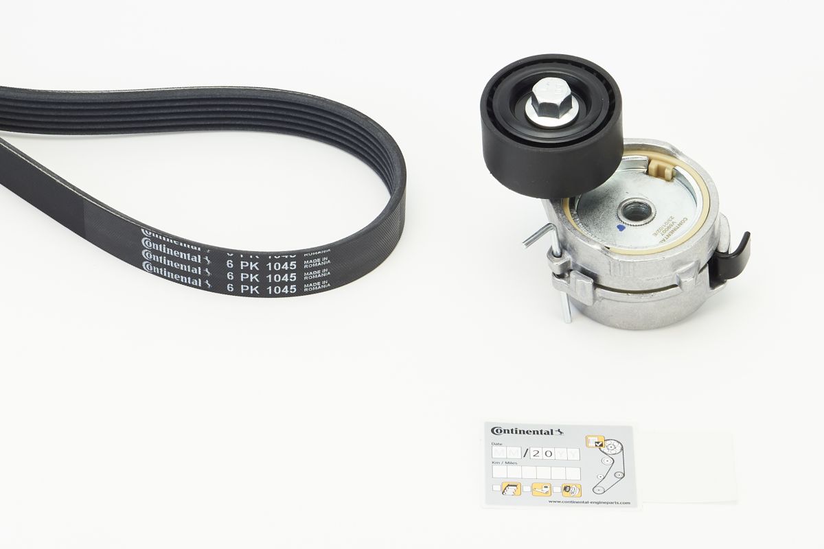 Kit Cinghie Poly-V - 6PK1045K4 CONTINENTAL CTAM