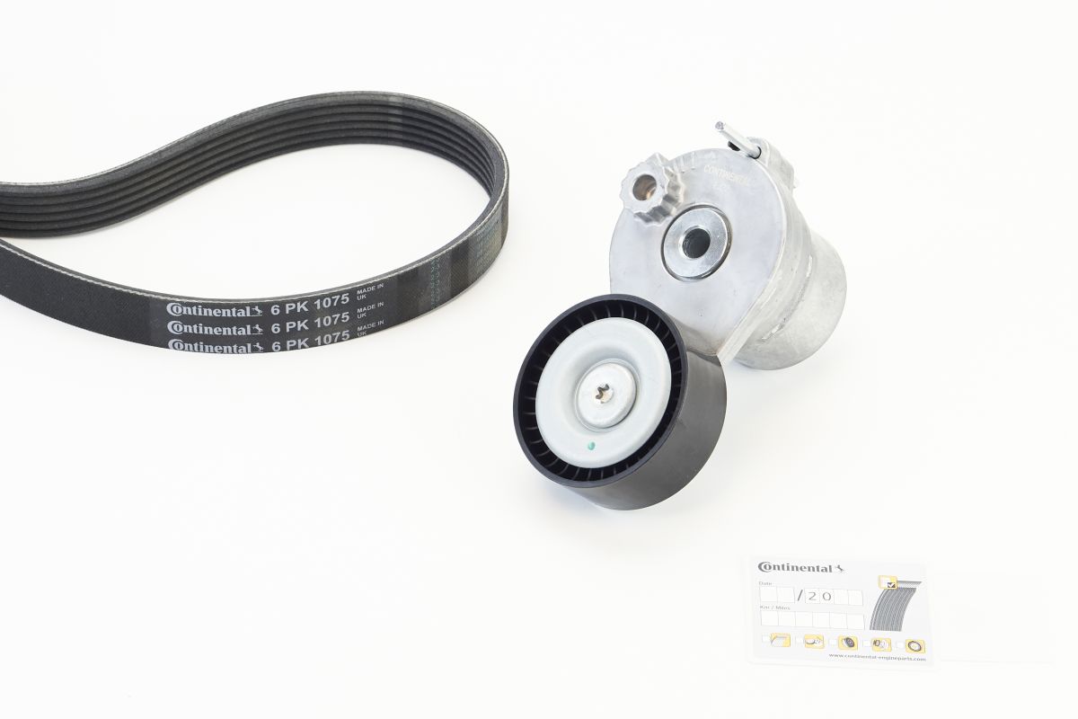 Kit Cinghie Poly-V - 6PK1075K1 CONTINENTAL CTAM